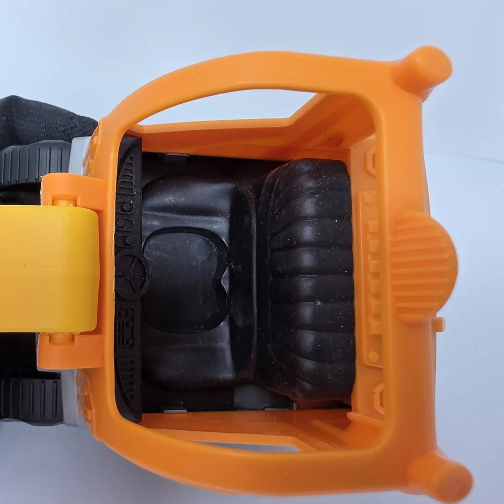 Plastic Backhoe Tractor Construction Orange Worker